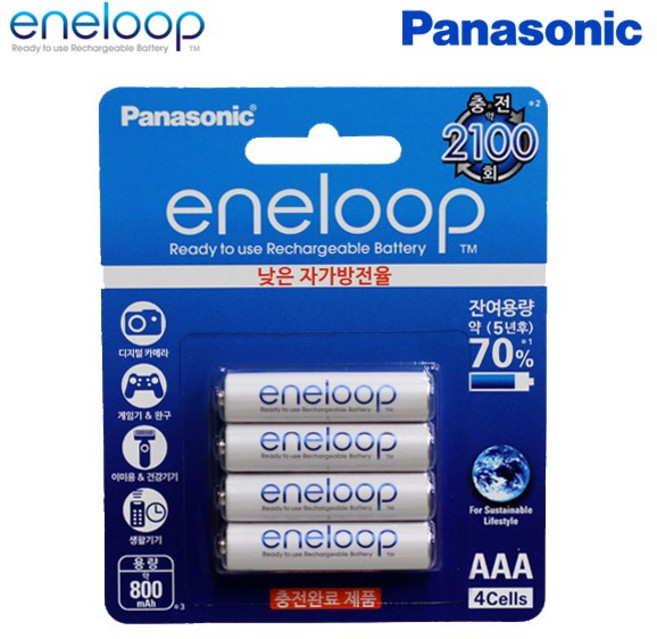 파나소닉 에네루프 AAA 충전지, 4개입, 1개