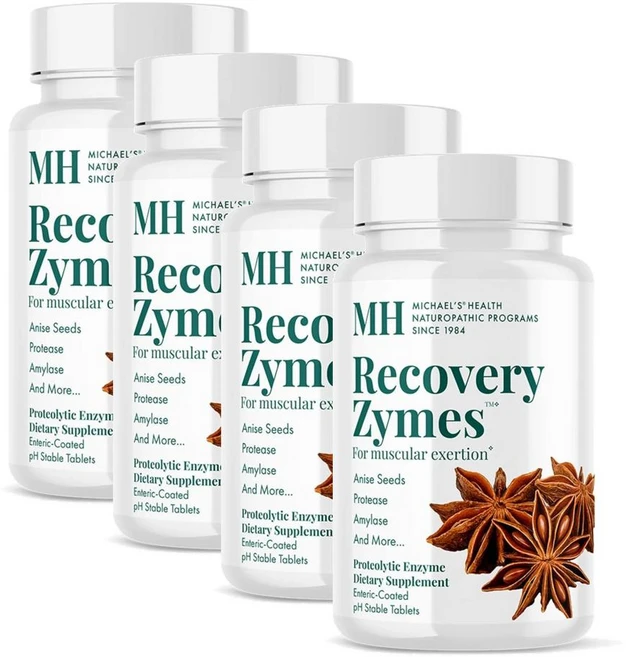 MH 리커버리 자임스 MICHAEL'S Health Recovery Zymes proteolytic enzyme formula, 4개, 270정 - 쿠팡