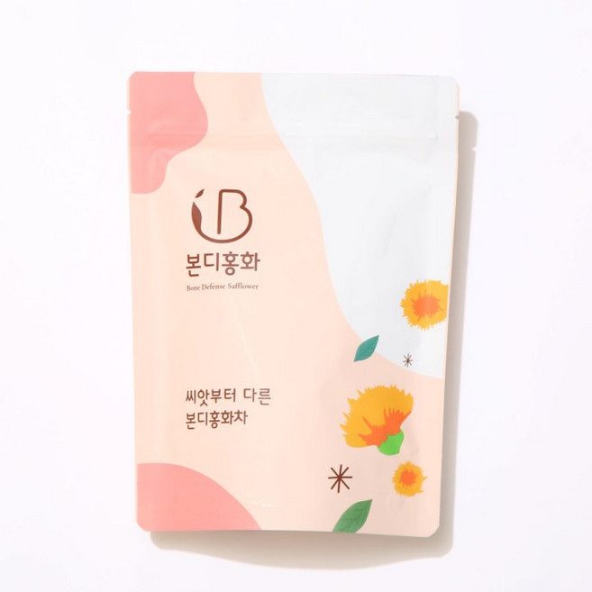 본디 홍화차 티백 실속형 지퍼백 30T 국내산 토종가시홍화, 1.2g, 1개, 30개입