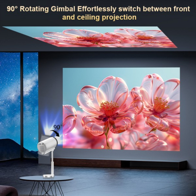 Touyinger X9 Pro 미니 휴대용 프로젝터 4K 비머 풀 HD 안드로이드 13 비디오 Led 영화 빔 홈 시어터, 01 CHINA, 01 X9 PRO Mini