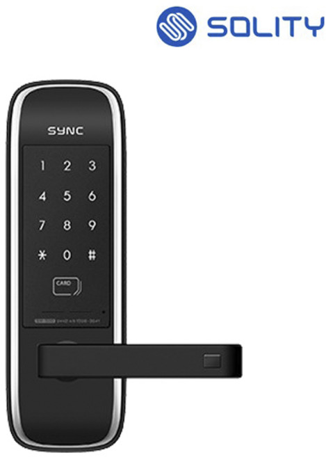 솔리티 SM500 혜강 무타공 도어락 미니주키 현관문 번호키 방화문, 고객직접설치, SM500 고객직접설치