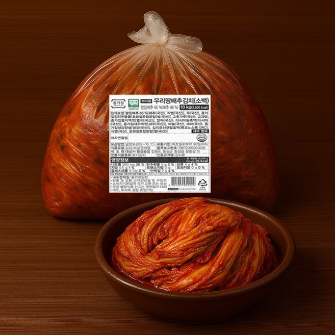 대상 종가 포기김치 소백, 10kg, 1개