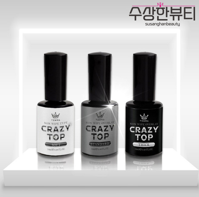 수상한 뷰티 그라시아 진비 티아라 크레이지 탑젤 3종 14ml 소프트 탑젤 스탠다드 탑젤 띠크 탑젤, 1개