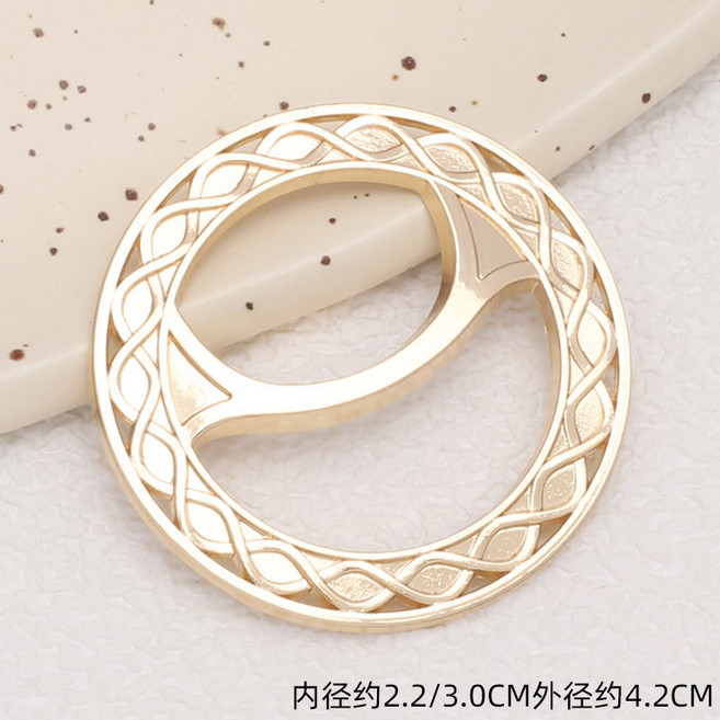 圓形裝飾扣 絲巾扣 衣角扣