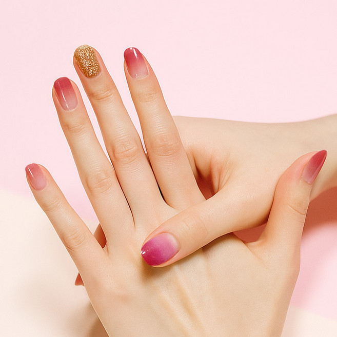 엘씨네일 투명 시럽 네일스티커, 2개, 시럽네일스티커 235. 믹스클라레132