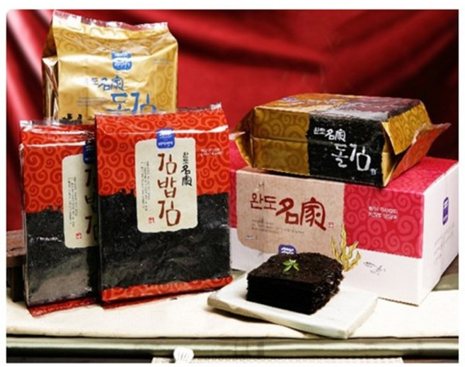 완도명가 김세트4호(돌김100장 x 2속 김밥김100장 x 2속), 단일속성, 1개
