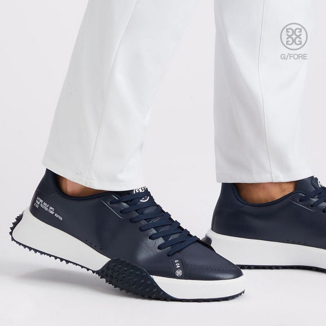 지포어 G.112 PU 레더 심리스 신세틱 스파이크리스 남성 골프화 트와일라잇 TWT