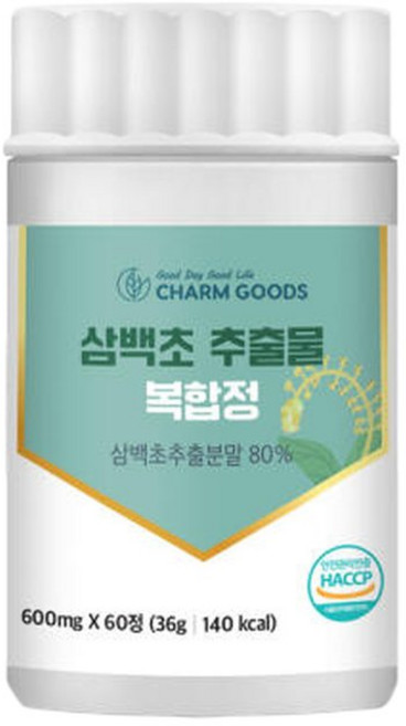 삼백초추출물 LHF618 효능 삼백초환 알약 60정, 1개