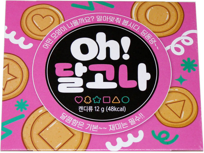 오! 달고나, 1개, 12g