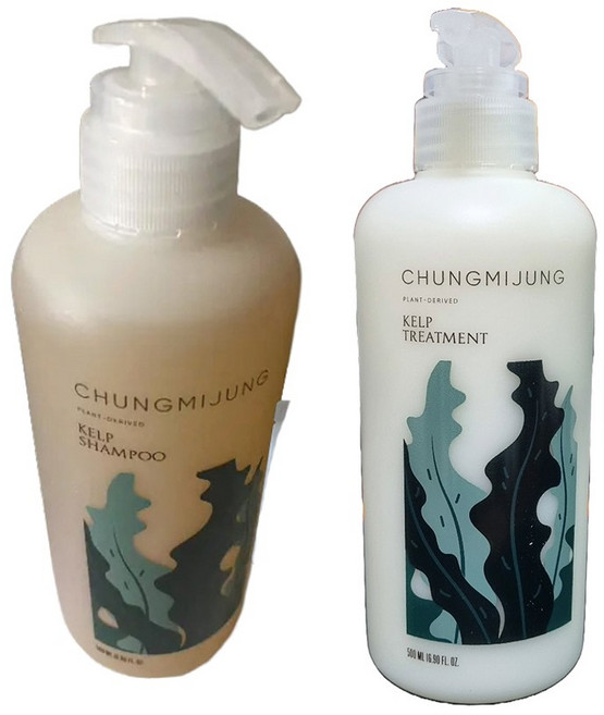 [청미정 세트 브러쉬 증정 기획] 청미정 다시마 트리트먼트 + 청미정 다시마 샴푸 + 브러쉬 기획 최신제조 빠른출고, 1개, 1L