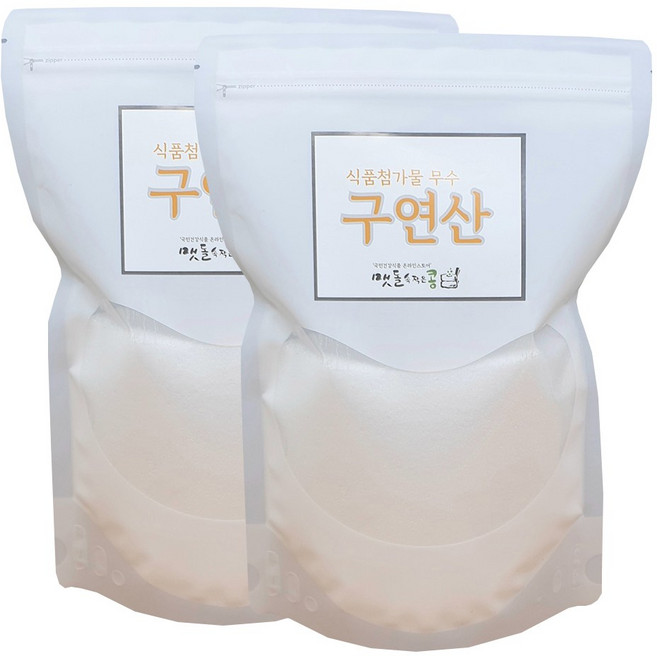 식용구연산 먹는구연산 프리미엄구연산, 2개, 2kg
