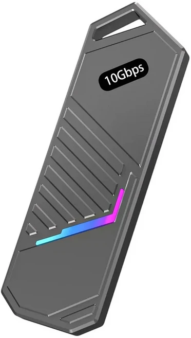 TISHRIC 10Gbps M.2 NVME SSD 외장 하드 드라이브 케이스 CNC 알루미늄 합금 SATA 싱글/더블 프로토콜 디스, 01 검정색