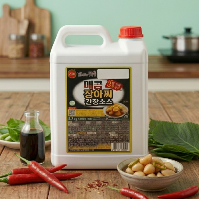 매콤 장아찌 간장소스 5.5kg 장아찌소스 시그니처 매운맛, 1개