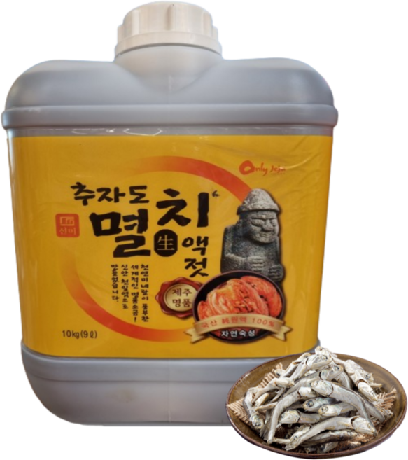 추자도 멸치액젓 국산 2년숙성, 1개, 10kg