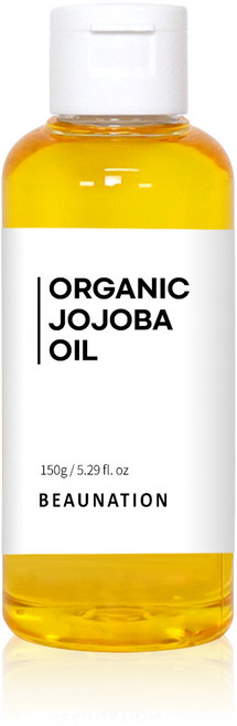 JHP 유기농 100% 호호바오일 150ml 보습 비건 페이스오일, 1개