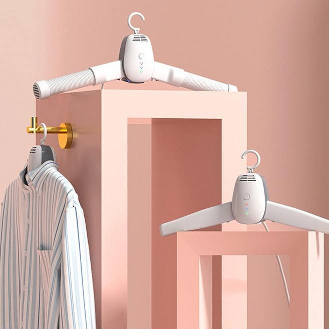 접이식 스타일러 건조기 의류관리기, 화이트