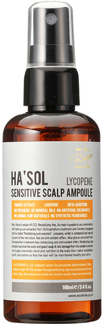 헤솔 민감성 건성 두피 수분 영양 공급 손상모 케어 센스티브 스캘프 앰플 100ml, 1개