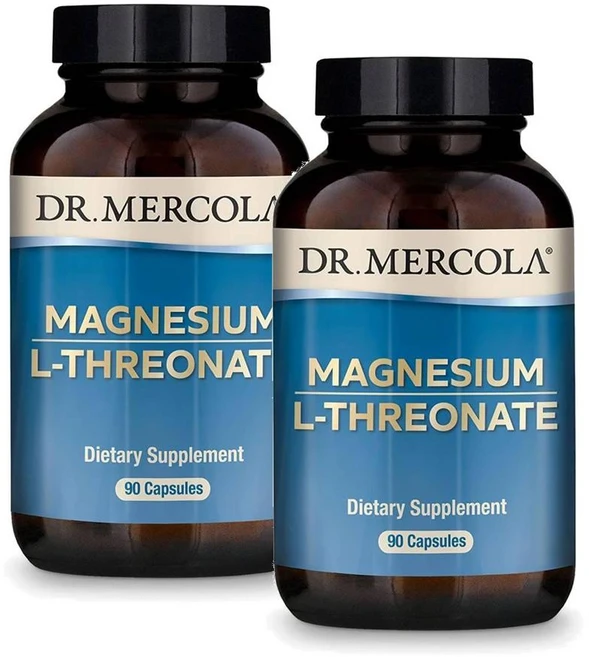 닥터머콜라 트레온산 마그네슘 어드밴스드 캡슐 Dr. Mercola Magnesium L-Threonate, 90정, 2개 - 쿠팡