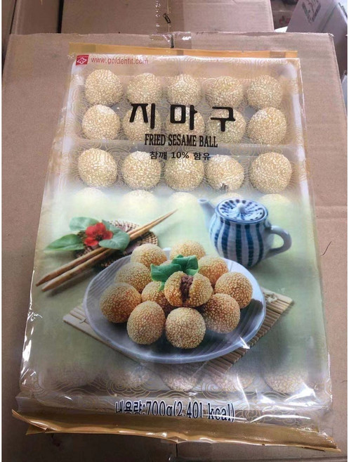 지마구 700g 장가푸드 훠궈 중국식품 과자 간식 마라탕 마라샹궈, 1개