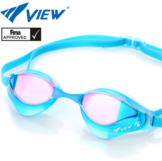 뷰 수경 V230ASAMC 미러렌즈 물안경, 1개, AMP