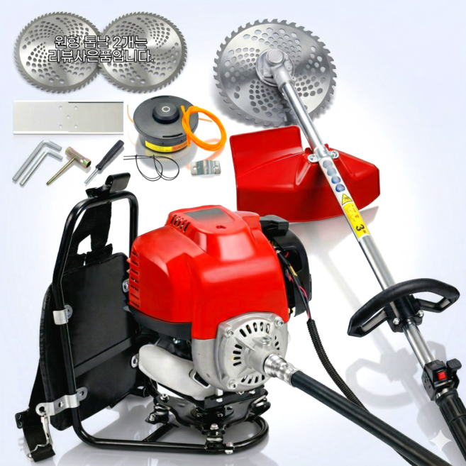 코스툴 4행정 엔진 예초기 42CC 제초기 잔디 깍는 기계, 1개