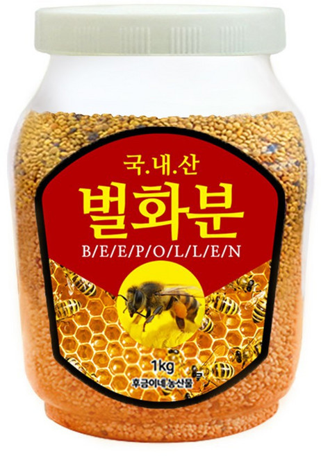 국내산 건조화분 벌화분 비폴렌 1kg, 상세정보참조, 1개