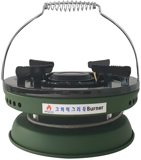 SZ몰 피엔코 고화력 그리들 버너 PB-900K옵션 실버 카키색, 카키, 1개, 그리들 버너 PB-900K(카키)