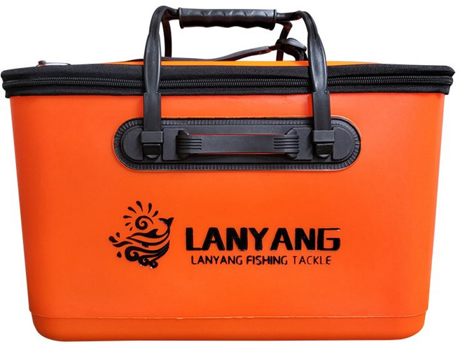 슈와츠코리아 루어낚시통 미끼통 바칸 실속형 바다낚시 살림통 밑밥통, 오렌지45