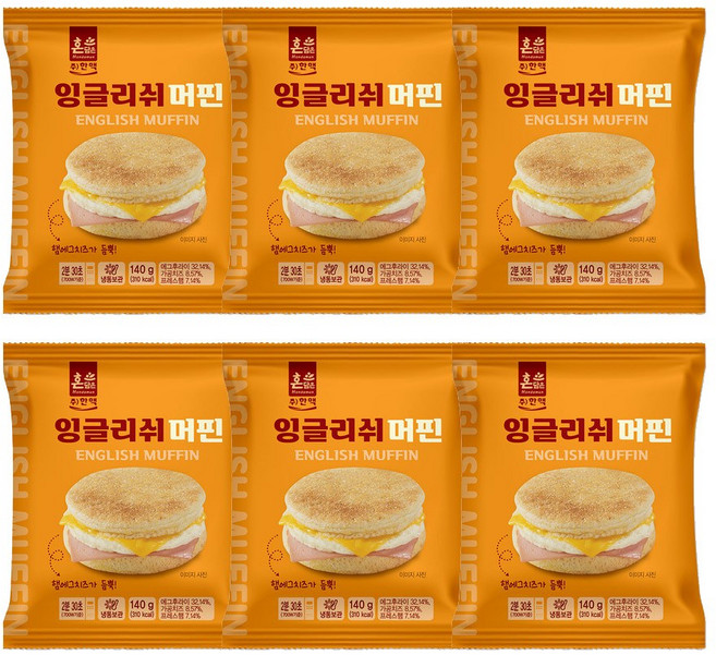 한맥 잉글리쉬 머핀 140g x 5개