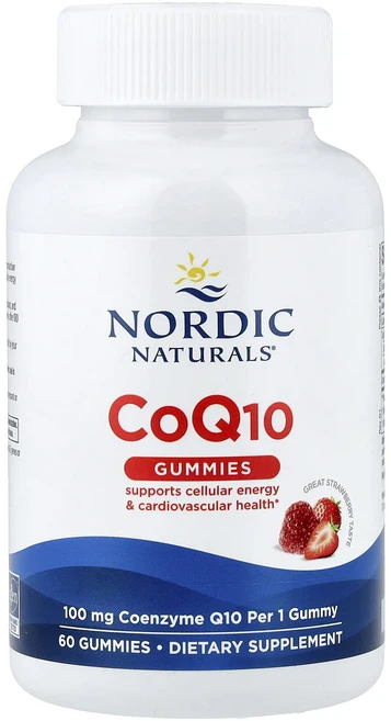 새해 첫좋은선물 Nordic Naturals CoQ10 딸기 100mg 구미젤리 60개 제대로 할인합니다, NordicNaturalsCoQ10딸기100mg구미젤리, 60정 - 쿠팡