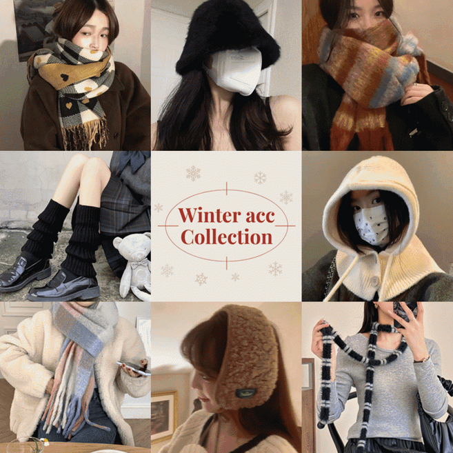 (최저가1400원)폭닥 겨울잡화 모음전/머플러/목도리/장갑/벙거지/바라클라바/핸드워머/수면양말/레그워머