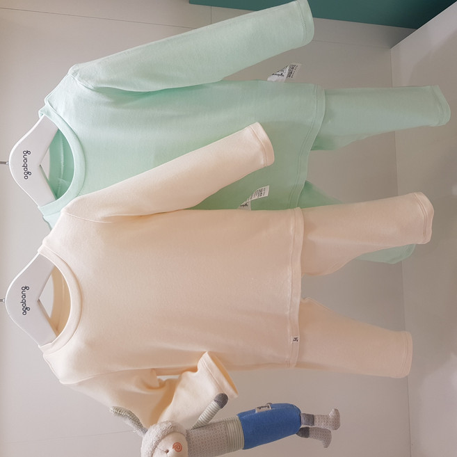 아가방 겨울 베이비페어 모달 유아 아기 실내복 상하복세트 / 도톰 차르르 매끈한 폭신촉감 우유처럼 부드러운 우유웜 상하복/디자이너가 왜 우유웜이라 불렀는지 입어보면 알아요