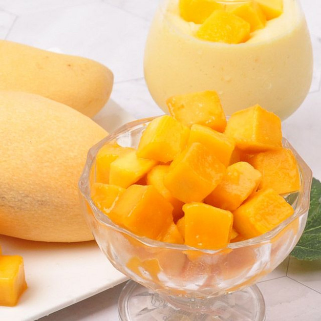 냉동과일 망고다이스, 3개, 개당1kg