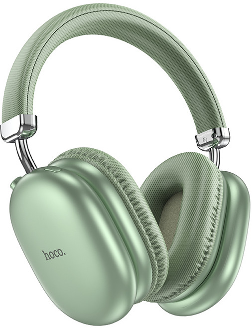 hoco. W35 Max 무선 블루투스 헤드폰 하이파이 스테레오 음악 헤드셋 90시간 항속, 그린