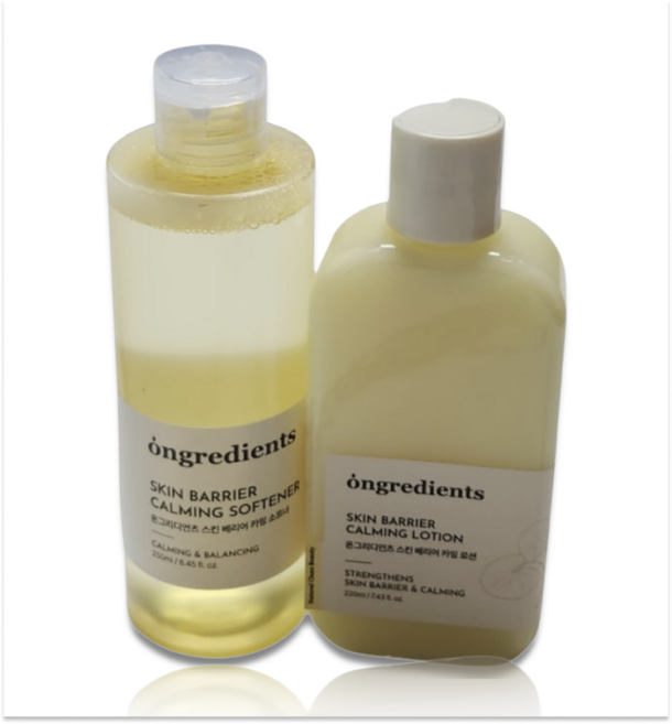 [스킨+로션] 온그리디언츠 스킨 베리어 카밍 로션EX 220ml +[리뉴얼] 스킨 베리어 카밍 소프너 250ml, 3개