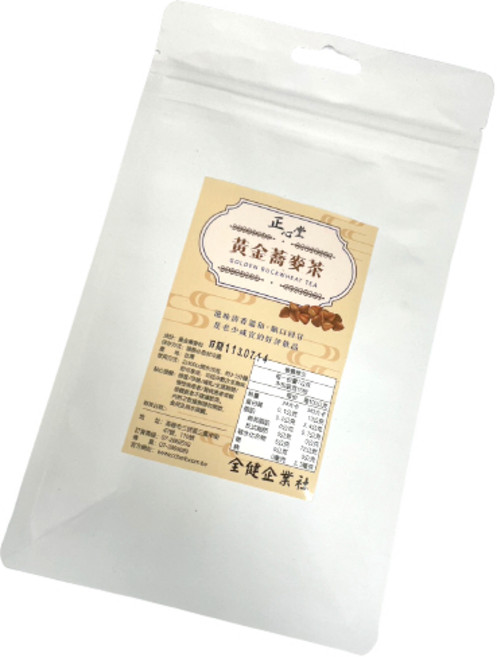 正心堂 蕎麥茶 (600克) - 黃金蕎麥粒 伴手禮, 1個, 蕎麥茶包15入/包