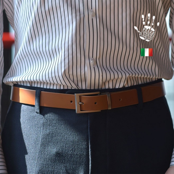어버너 이탈리아 통가죽 벨트 남자 벨트 선물 30mm