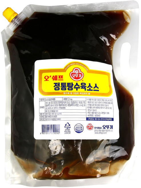 오뚜기 정통 탕수육소스 2kg, 3개