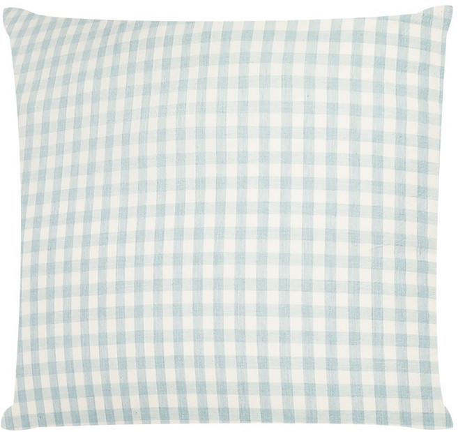 플랫화이트 국내제작 박음질이 탄탄한 인테리어 방석&소파쿠션 겸용커버, 민트체크