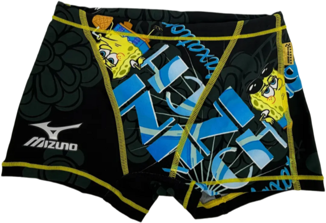 미즈노 남성 캐릭터 프린팅 사각 수영 팬츠 85RP-33109