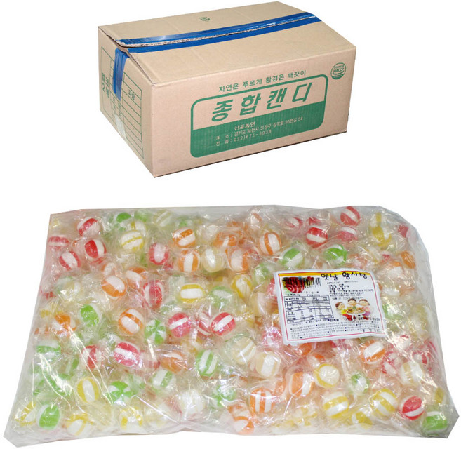 성미제과 왕사탕, 3.3kg, 2개