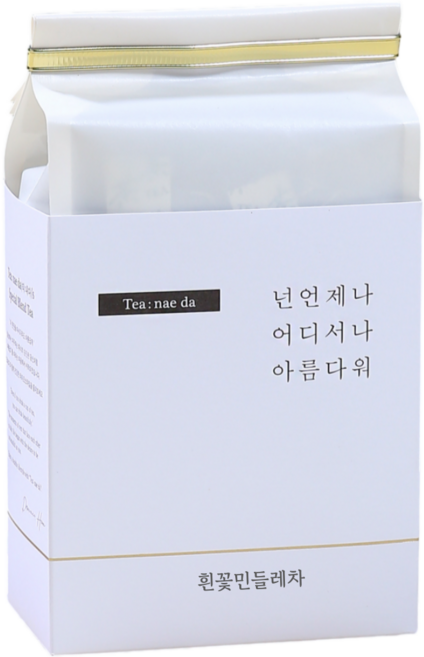 티내다 흰꽃민들레차 삼각티백, 1개, 1g, 100개입
