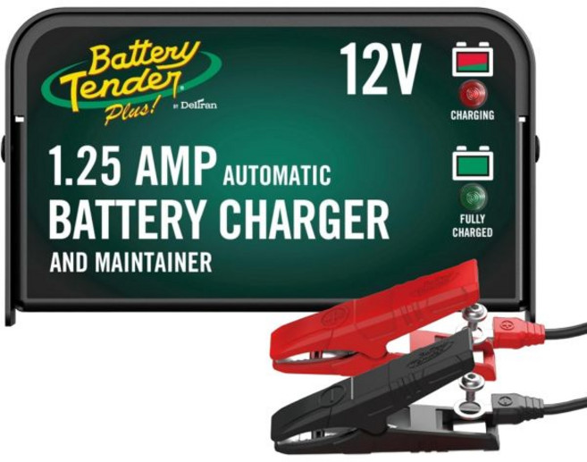 배터리 텐더 플러스 12V 1.25AMP 자동차 및 오토바이 충전기 유지보수 ATV용 플로팅 차지 - 트리클 충전기보다 스마트, 배터리 텐더 플러스 12V 1.25AMP 자동차 및 모, 1개