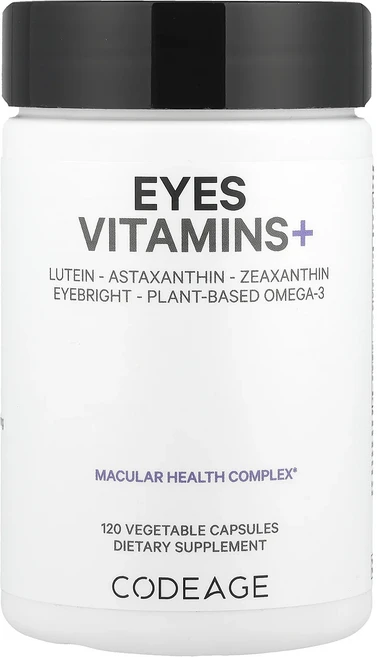 Codeage 눈 건강 비타민+ 베지 캡슐 120정, 1개 - 쿠팡