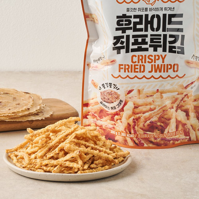 마마스초이스 후라이드 쥐포튀김, 1개, 300g