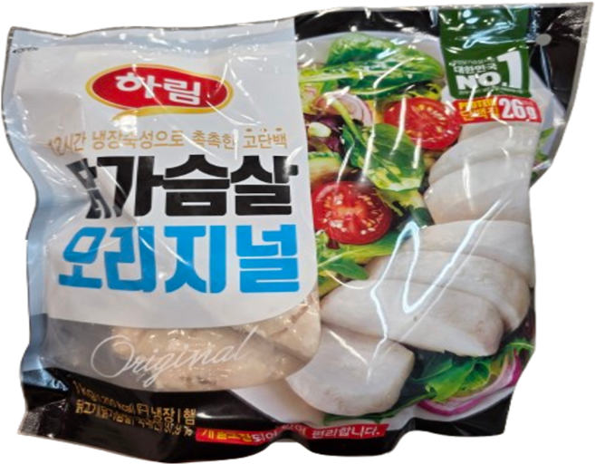 하림 오리지널 닭가슴살 1kg(냉장)