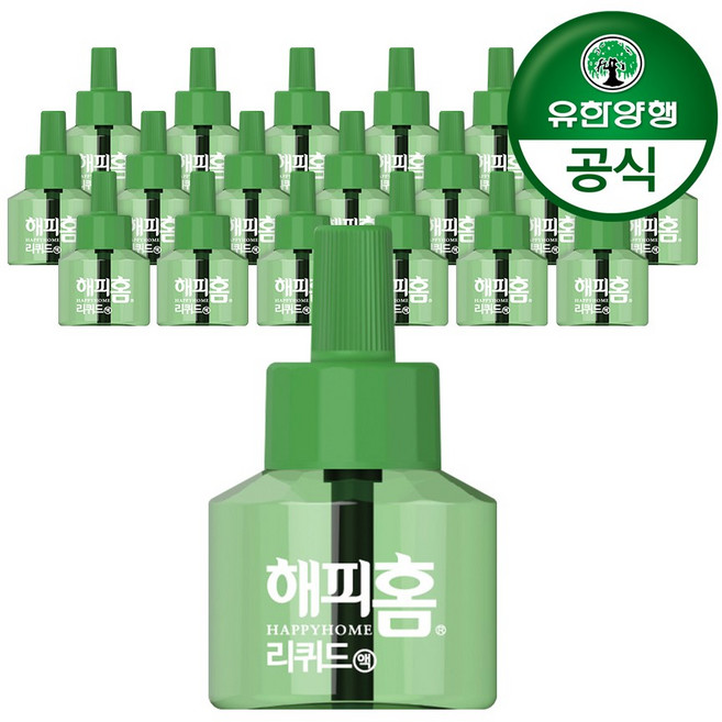 해피홈리퀴드 살충액 리필 45일, 45ml, 20개