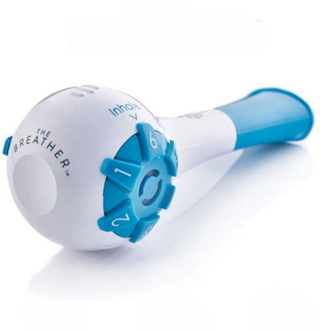 캐시웨이 폐활량 호흡근 운동기구, 블루, 1개