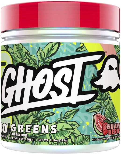 GHOST 그린 슈퍼푸드 구아바 베리 맛, 1개, 혼합색상 - 쿠팡