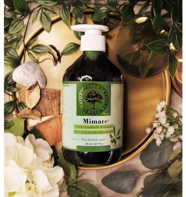 Valvola法莫拉 Mimare 奧勒岡精油 洗髮沐浴露 三合一清潔露 500ml, 1個